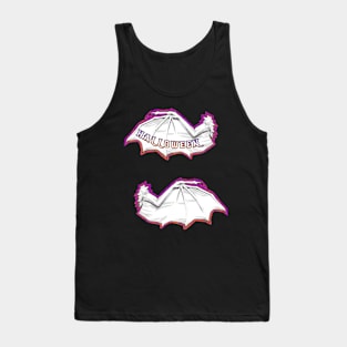 Halloween B&W Bat Wing Pack Tank Top